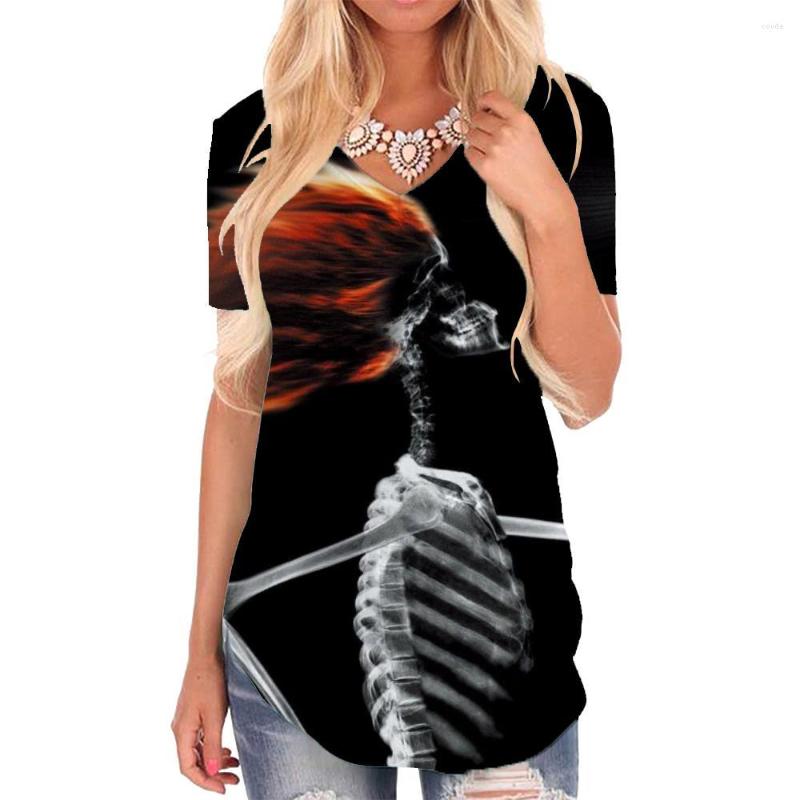 Women's T Shirts Giyu Brand Skull T-shirt Women Skeleton T-shirts 3d Hair Dryer Tshirts Printed Hip Hop V-neck Tshirt Womens Clothing Summer, 10054
Women's T Shirts Giyu Brand Skull T-shirt Women Skeleton T-shirts 3d Hair Dryer Tshirts Printed Hip Hop V-neck Tshirt Womens Clothing Summer, 10054