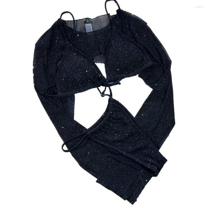 Women' Swimwear 3Pcs/Set Swimsuit Wire Free Beachwear With Cover Pure V Neck Swimming Wear, Black
Women' Swimwear 3Pcs/Set Swimsuit Wire Free Beachwear With Cover Pure V Neck Swimming Wear, Black