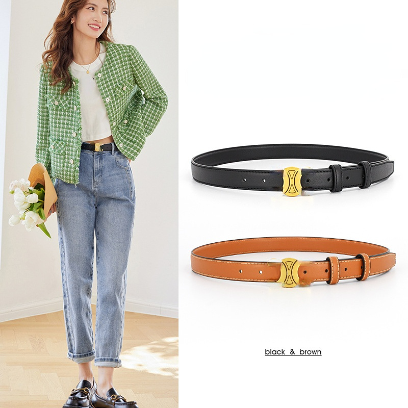 Belt Women's Smooth Buckle Genuine Leather Belt Fashion All-Match Pant Belt Wholesale, 70-90cm
Belt Women's Smooth Buckle Genuine Leather Belt Fashion All-Match Pant Belt Wholesale, 70-90cm