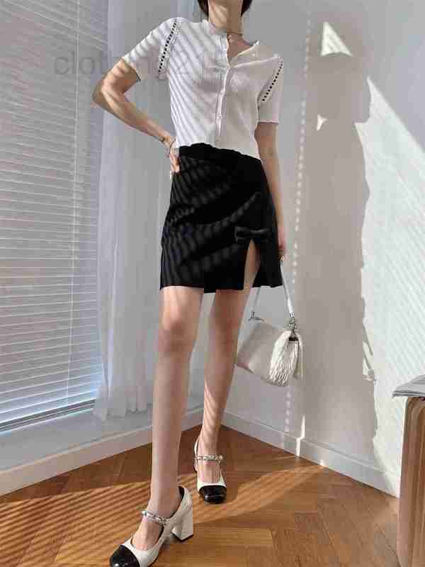 Casual Dresses Designer Spring/Summer 22 New Line Sexy Slim Versatile Bowknot Slit Half-skirt QMR6, Black7
Casual Dresses Designer Spring/Summer 22 New Line Sexy Slim Versatile Bowknot Slit Half-skirt QMR6, Black7