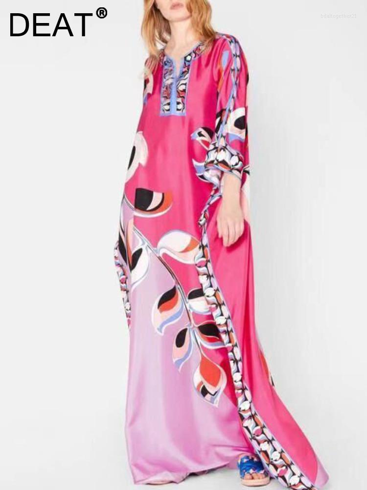 Casual Dresses Women V Neck Printing Dress Loose Irregular Hem Three Quarter Sleeves Lady Festival Cloth Spring 2023 Fashion 15KB1, Red
Casual Dresses Women V Neck Printing Dress Loose Irregular Hem Three Quarter Sleeves Lady Festival Cloth Spring 2023 Fashion 15KB1, Red