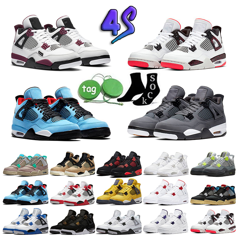 Jumpman 4 4s Mens Women Basketball Shoes Zen Master Military Black Cat White Cement Oreo Bred Sail University Blue Red Thunder Infrared Motorsport Sports Sneakers, 25
Jumpman 4 4s Mens Women Basketball Shoes Zen Master Military Black Cat White Cement Oreo Bred Sail University Blue Red Thunder Infrared Motorsport Sports Sneakers, 25