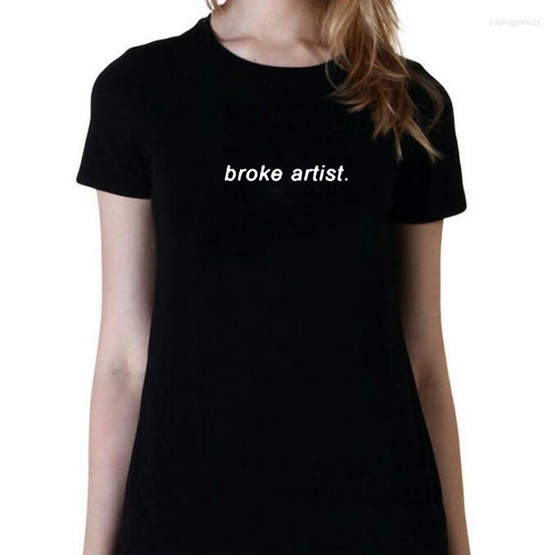 Women' T Shirts Cute Broke Artist Shirt Tumblr Hipster Women Tops Black White T-shirt Harajuku Punk Clothing Summer Fashion Tee
Women' T Shirts Cute Broke Artist Shirt Tumblr Hipster Women Tops Black White T-shirt Harajuku Punk Clothing Summer Fashion Tee