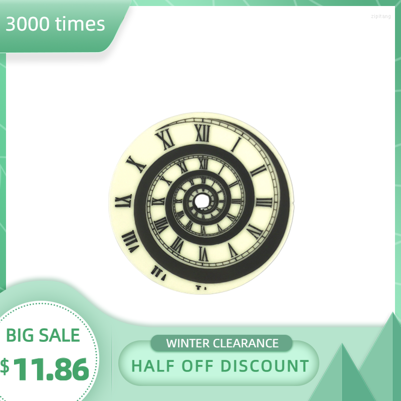 Watch Repair Kits 28.5mm Dial Accessories Roman Spiral Green Glow Fit For NH35/36/4R/7S Movement
Watch Repair Kits 28.5mm Dial Accessories Roman Spiral Green Glow Fit For NH35/36/4R/7S Movement