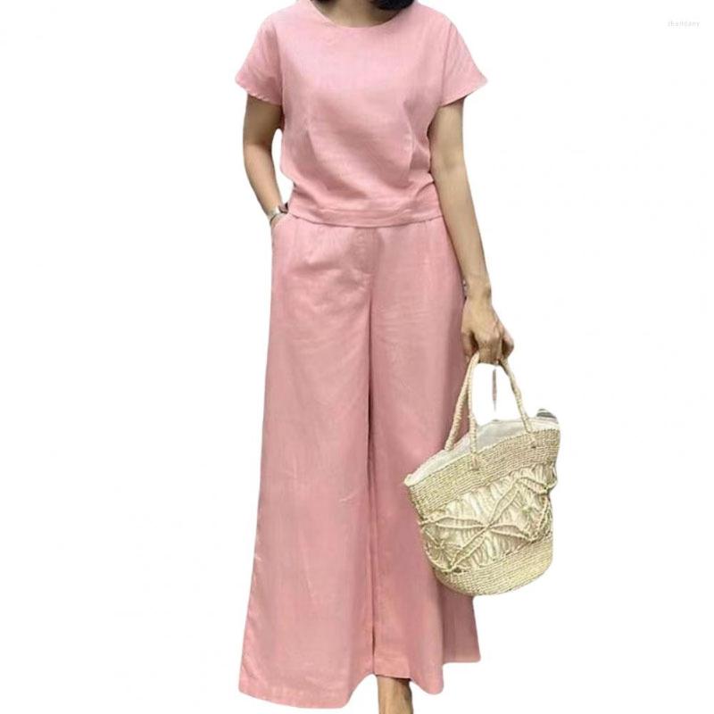 Women's Two Piece Pants Spring Women T-shirt Trousers Suit Pullover Set Wide Leg Top 2 Pcs/Set, Pink
Women's Two Piece Pants Spring Women T-shirt Trousers Suit Pullover Set Wide Leg Top 2 Pcs/Set, Pink