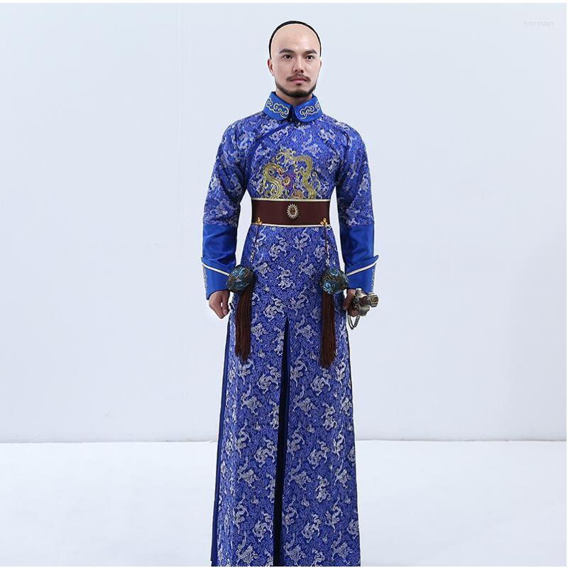 Stage Wear Arrival Film Performance Blue Embroidered Dragon Brocade The Qing Dynasty Prince Clothes Chinese Ancient Costume Male
Stage Wear Arrival Film Performance Blue Embroidered Dragon Brocade The Qing Dynasty Prince Clothes Chinese Ancient Costume Male