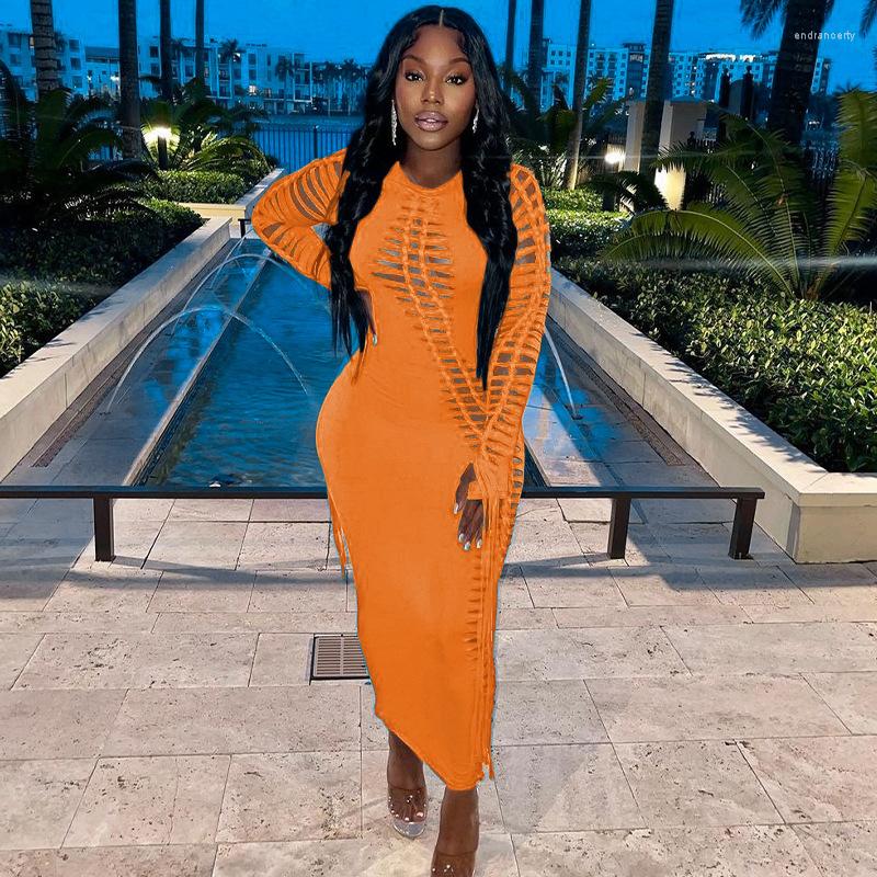 Casual Dresses Hollow Out Drawstring Bandage Maxi Dress Autumn Winter Women Sexy O Neck Long Sleeve Slim Bodycon Night Club Party Robe, Black
Casual Dresses Hollow Out Drawstring Bandage Maxi Dress Autumn Winter Women Sexy O Neck Long Sleeve Slim Bodycon Night Club Party Robe, Black