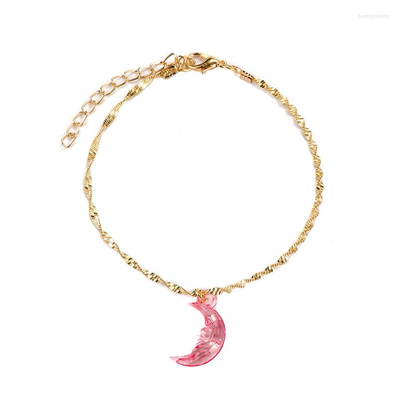 Anklets Geometric Acrylic Moon Shaped Pendant Anklet Summer Beach Bracelet On Leg For Women Barefoot Footwear Foot Jewelry Accessories
Anklets Geometric Acrylic Moon Shaped Pendant Anklet Summer Beach Bracelet On Leg For Women Barefoot Footwear Foot Jewelry Accessories