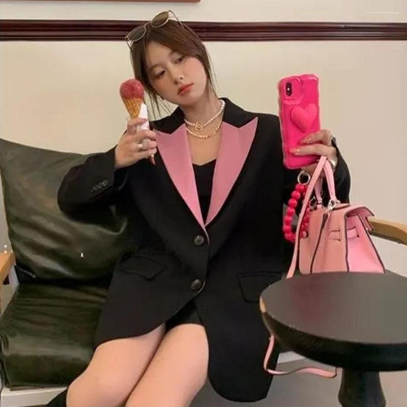 Women' Suits 2023 Winter Suit Coat For Women Fashion Contrast Color Blazer Long Sleeve Office Ladies Work Jacket Elegtant Loose Female Tops, Black
Women' Suits 2023 Winter Suit Coat For Women Fashion Contrast Color Blazer Long Sleeve Office Ladies Work Jacket Elegtant Loose Female Tops, Black