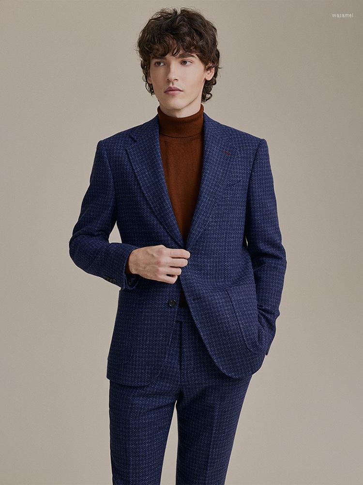 Men's Suits 50% Wool Luxury Blue Small Plaid Men Set Autumn Winter Thick Man Warm Blazer Vest Pant Wedding Groom Wear Businessman Coat, Blazer pant
Men's Suits 50% Wool Luxury Blue Small Plaid Men Set Autumn Winter Thick Man Warm Blazer Vest Pant Wedding Groom Wear Businessman Coat, Blazer pant