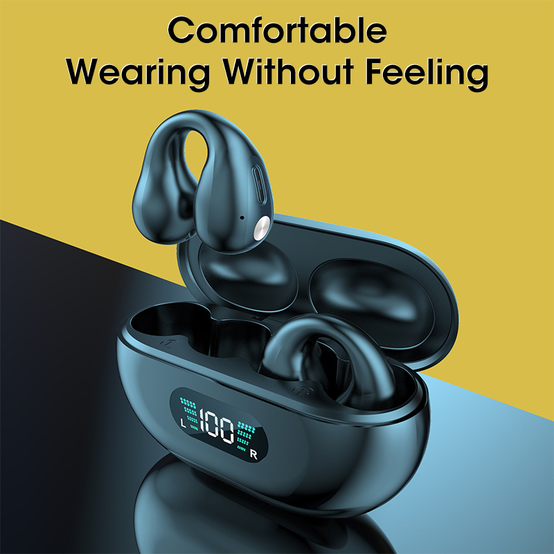 Cell Phone Earphones TWS for Ambie Sound Earcuffs Ear Bone Conduction Earring Wireless Bluetooth Sport Headphones Earbuds Phones 230214