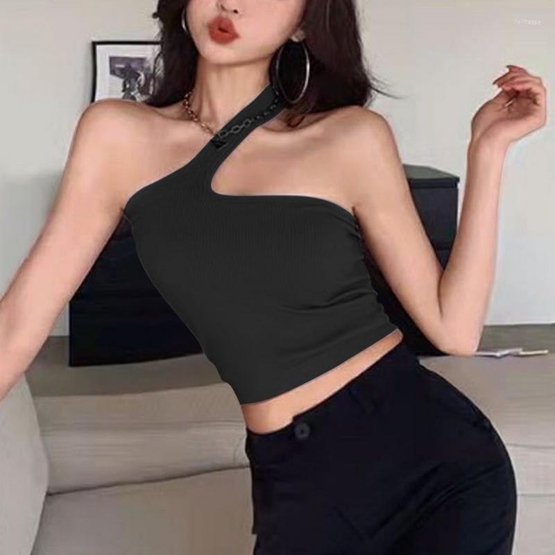 Women's Tanks Women Summer Crop Tops Y2K Female Halter Sleeveless Slim Fit With Chest Pad Casual Fashion Bottom Tube Streetwear, White
Women's Tanks Women Summer Crop Tops Y2K Female Halter Sleeveless Slim Fit With Chest Pad Casual Fashion Bottom Tube Streetwear, White