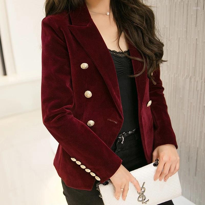 Women's Suits Spring Fashion Women Midnight Navy Slim Velvet Blazer Office Lady Double Breasted Suit Jacket Coat Female Party Clothes Gift, Black
Women's Suits Spring Fashion Women Midnight Navy Slim Velvet Blazer Office Lady Double Breasted Suit Jacket Coat Female Party Clothes Gift, Black