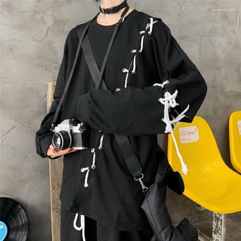 Women's T Shirts Streetwear Lacing Drawstring O Neck Long Sleeve Women Harajuku Hip Hop Personality Shirt Ulzzang Tee Tops, Black
Women's T Shirts Streetwear Lacing Drawstring O Neck Long Sleeve Women Harajuku Hip Hop Personality Shirt Ulzzang Tee Tops, Black
