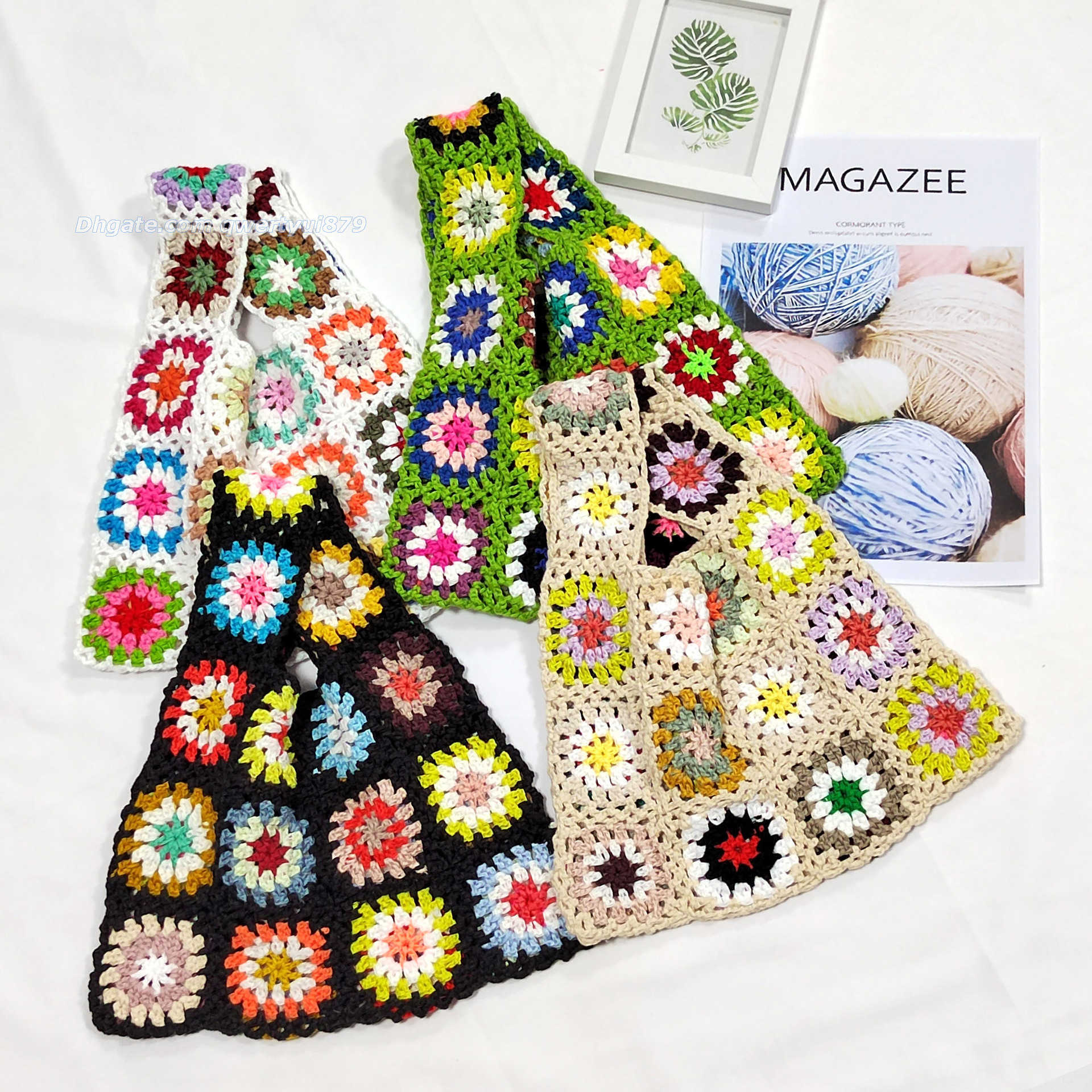 Totes Flower Crochet Wrist Bags for Women Handbags Designer Knitting Women's Shoulder Bags Handmade Hollow Waistlets Purses Small Tote 021423H, Apricot
Totes Flower Crochet Wrist Bags for Women Handbags Designer Knitting Women's Shoulder Bags Handmade Hollow Waistlets Purses Small Tote 021423H, Apricot