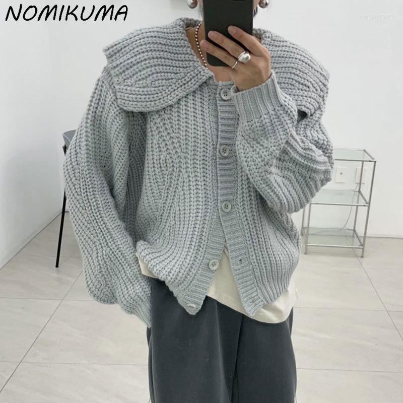 Women's Knits Nomikuma Causal Turn-down Collar Women Sweater Coat Chic Korean Autumn Winter Knitted Cardigan 2023 Long Sleeve Knitwear, Khaki
Women's Knits Nomikuma Causal Turn-down Collar Women Sweater Coat Chic Korean Autumn Winter Knitted Cardigan 2023 Long Sleeve Knitwear, Khaki