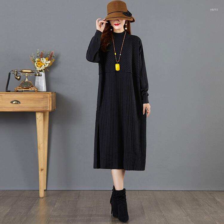 Casual Dresses Women Loose Knitted Dress 2023 Autumn Winter Lady Long Sleeve Pullover Sweater, Beige
Casual Dresses Women Loose Knitted Dress 2023 Autumn Winter Lady Long Sleeve Pullover Sweater, Beige