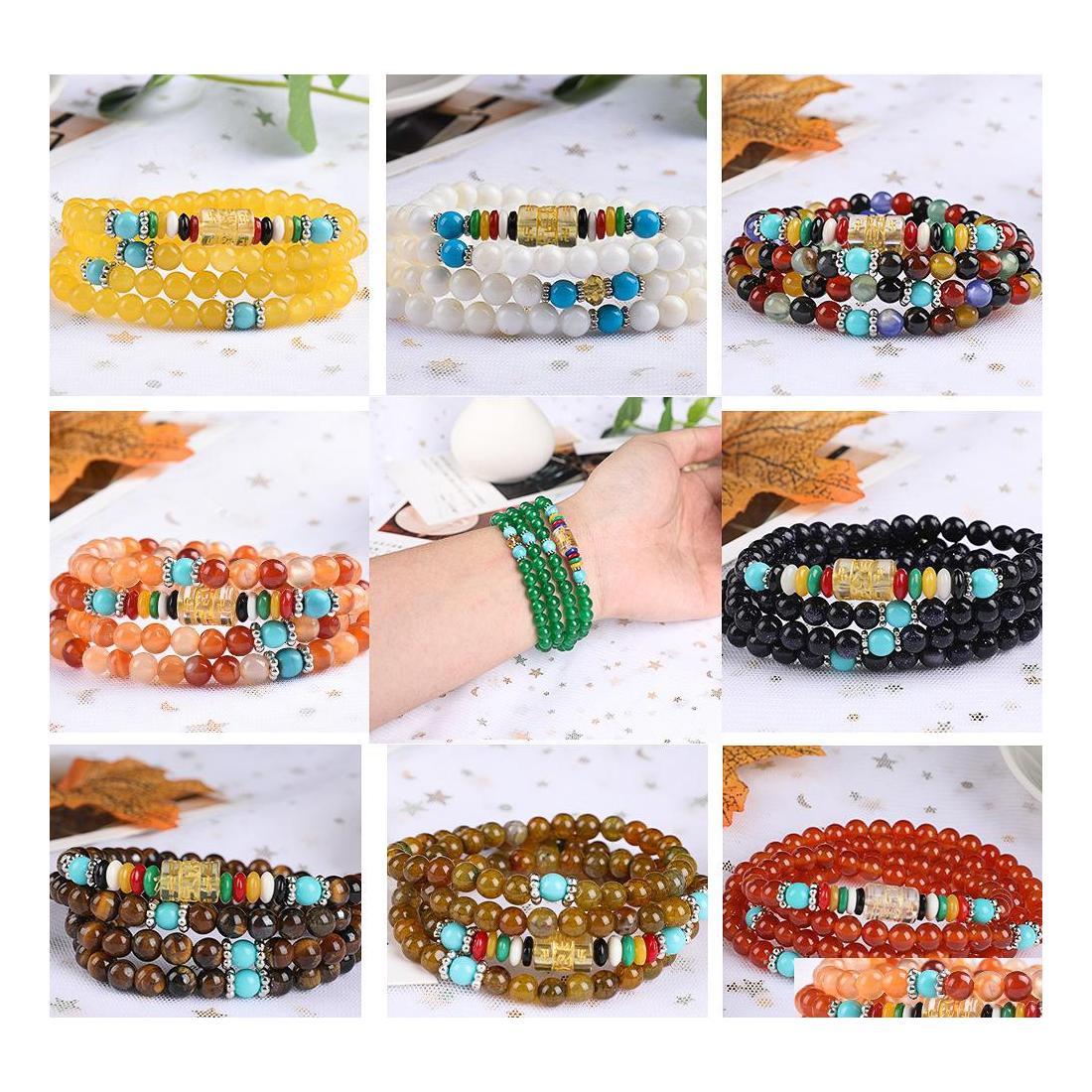 Beaded Strands Natural Agate Beaded Bracelet Mtilayer Gem Reiki Exquisite Beautif Stretch Rosary Prayer Jewellery Drop Delivery Jew Dhqbz
Beaded Strands Natural Agate Beaded Bracelet Mtilayer Gem Reiki Exquisite Beautif Stretch Rosary Prayer Jewellery Drop Delivery Jew Dhqbz