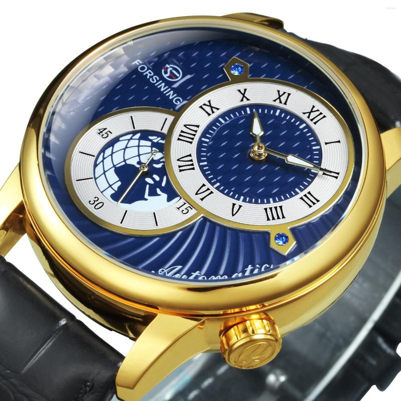 Wristwatches FORSINING Fashion Navy Automatic Mechanical Mens Watch Luminous Hands Sub-Dials Top Leather Strap Man Watches Gift, Silver-white
Wristwatches FORSINING Fashion Navy Automatic Mechanical Mens Watch Luminous Hands Sub-Dials Top Leather Strap Man Watches Gift, Silver-white