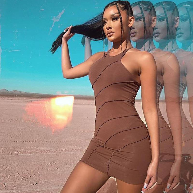 Casual Dresses AVV Sexy Backless Cross Bandage Bodycon Party Mini Dress Women Fashion Patchwork Clubbing Outfits Summer Style Sling Short, Brown
Casual Dresses AVV Sexy Backless Cross Bandage Bodycon Party Mini Dress Women Fashion Patchwork Clubbing Outfits Summer Style Sling Short, Brown