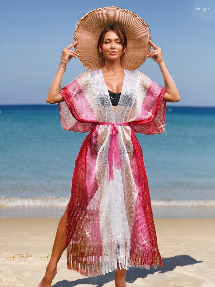 Women's Swimwear Tassel Bikini Robe Cover Up Sexy Beach Dress Tunics For Women Beachwear 2023 Summer See Through Swimsuit Long Sleeves, X22ow0002-200
Women's Swimwear Tassel Bikini Robe Cover Up Sexy Beach Dress Tunics For Women Beachwear 2023 Summer See Through Swimsuit Long Sleeves, X22ow0002-200