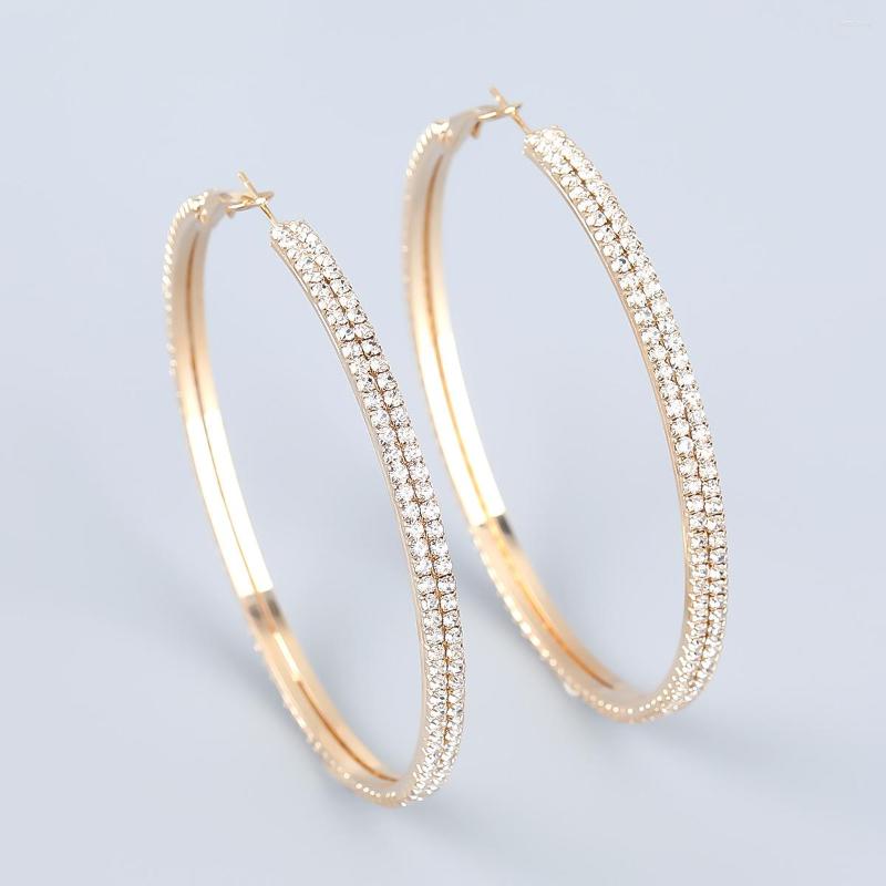 Hoop Earrings Big Bridal Wedding Crystal Rhinestone For Women Exaggerated Trendy Circle Round Diameter 5.3cm 2.09"
Hoop Earrings Big Bridal Wedding Crystal Rhinestone For Women Exaggerated Trendy Circle Round Diameter 5.3cm 2.09"