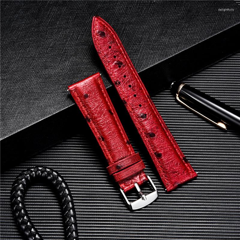 Watch Bands Ostrich Pattern Strap Genuine Leather Watchbands 18mm 20mm 22mm Men Women Bracelet Quick Release Straps Wristwatch Band
Watch Bands Ostrich Pattern Strap Genuine Leather Watchbands 18mm 20mm 22mm Men Women Bracelet Quick Release Straps Wristwatch Band