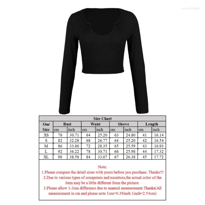Women's T Shirts Women Solid Color Ribbed T-Shirt Deep U-Neck Long Sleeve Slim-Fitted Crop Top, Black
Women's T Shirts Women Solid Color Ribbed T-Shirt Deep U-Neck Long Sleeve Slim-Fitted Crop Top, Black