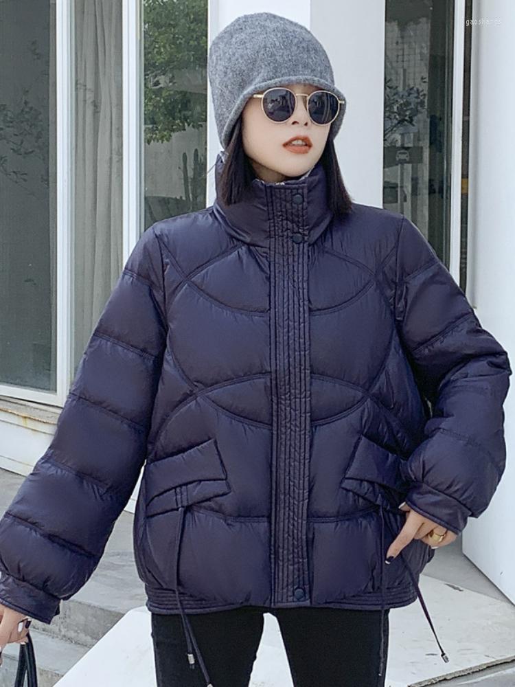 Women's Trench Coats LY VAREY LIN Winter Loose Cotton Coat Women Casual Stand Collar Zipper Short Jacket Fashion Solid Color Thick Warm, Black
Women's Trench Coats LY VAREY LIN Winter Loose Cotton Coat Women Casual Stand Collar Zipper Short Jacket Fashion Solid Color Thick Warm, Black