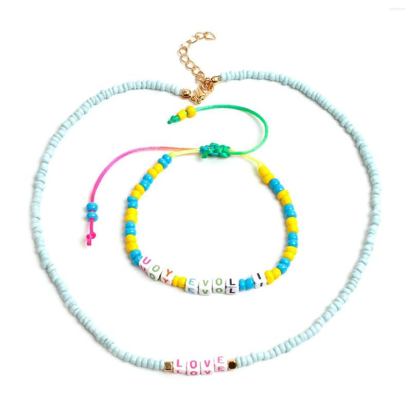 Choker Handmade Seed Bead Friendship Bracelet Necklace Bohemia Style Love Lucky For Women Summer Beach Jewelry
Choker Handmade Seed Bead Friendship Bracelet Necklace Bohemia Style Love Lucky For Women Summer Beach Jewelry