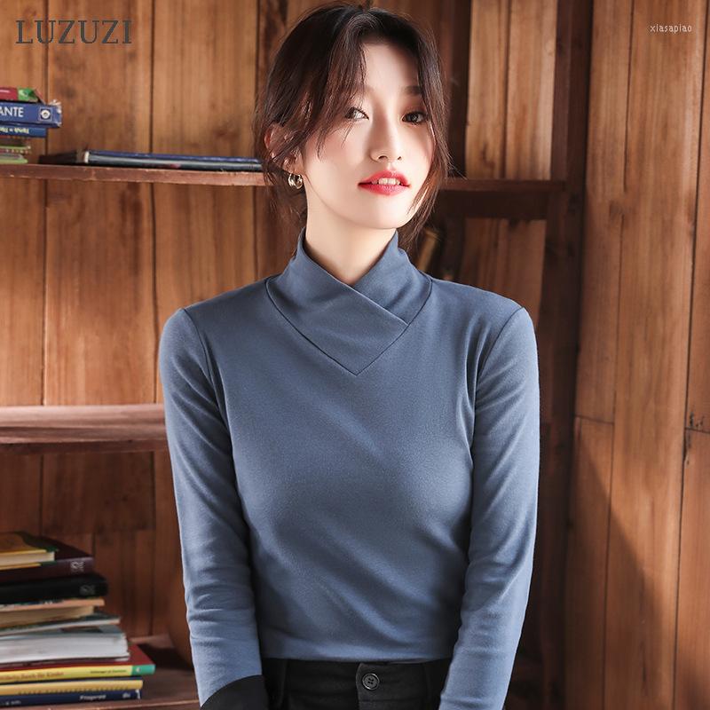 Women' T Shirts LUZUZI Stand-up Collar Long-sleeved Stretch T-shirt Women' Spring Fleece Padded Warm Basic Pullover Bottoming Shirt, Black
Women' T Shirts LUZUZI Stand-up Collar Long-sleeved Stretch T-shirt Women' Spring Fleece Padded Warm Basic Pullover Bottoming Shirt, Black