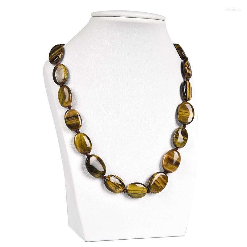Chains The Specific Smooth Tiger Eyes Gemstone 18 13 5.5mm Suitable For Diy Making Necklace Give Everyone Choice 18inch Design
Chains The Specific Smooth Tiger Eyes Gemstone 18 13 5.5mm Suitable For Diy Making Necklace Give Everyone Choice 18inch Design