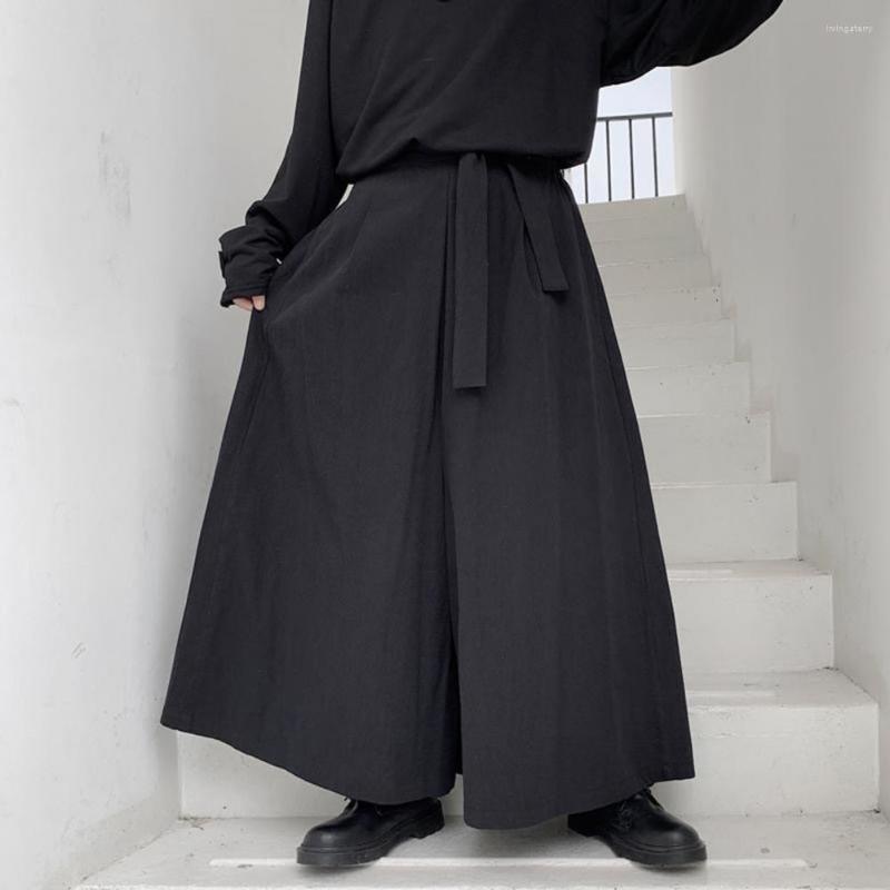 Men's Pants Creative Dark Style Samurai Autumn Trousers Pockets Spring For Daily Wear, Black
Men's Pants Creative Dark Style Samurai Autumn Trousers Pockets Spring For Daily Wear, Black