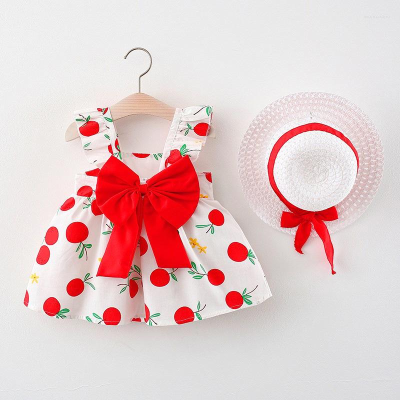 Girl Dresses 2pcs Cute Dress For Girls Summer Sweet Bow Baby Beach Born Kids Clothes 0 - 3 Years Old Children Hat, Pink
Girl Dresses 2pcs Cute Dress For Girls Summer Sweet Bow Baby Beach Born Kids Clothes 0 - 3 Years Old Children Hat, Pink