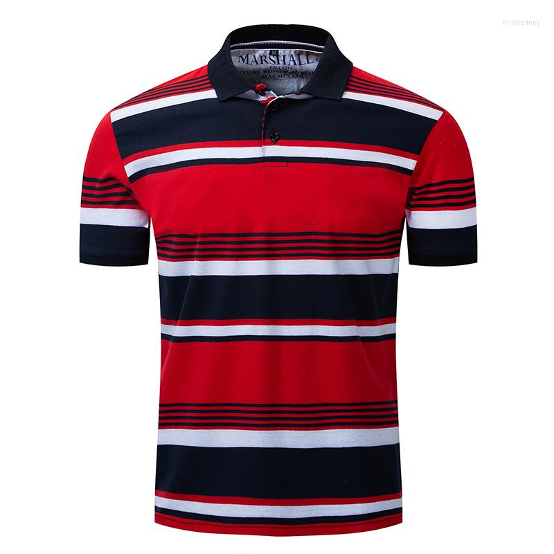 Men's Polos Polo Shirt Lapel Urban Fashion Striped Casual Business Short Sleeve, Red
Men's Polos Polo Shirt Lapel Urban Fashion Striped Casual Business Short Sleeve, Red