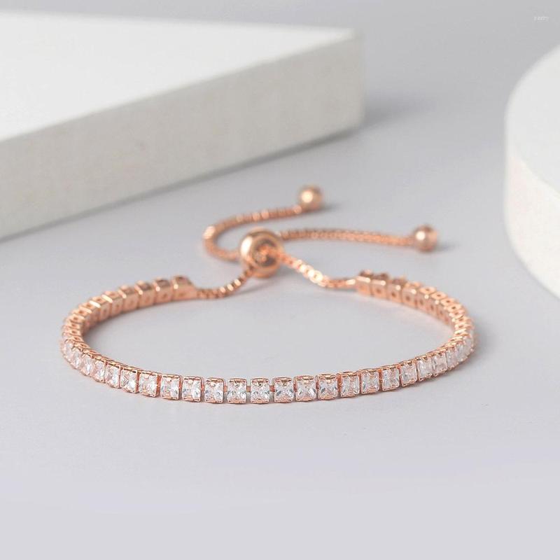 Charm Bracelets Adjustable Tennis For Women Sparking Zircon Jewerlly Rose Gold Color Handmade Friends Gift Cute Jewelry Wholesale 2023
Charm Bracelets Adjustable Tennis For Women Sparking Zircon Jewerlly Rose Gold Color Handmade Friends Gift Cute Jewelry Wholesale 2023