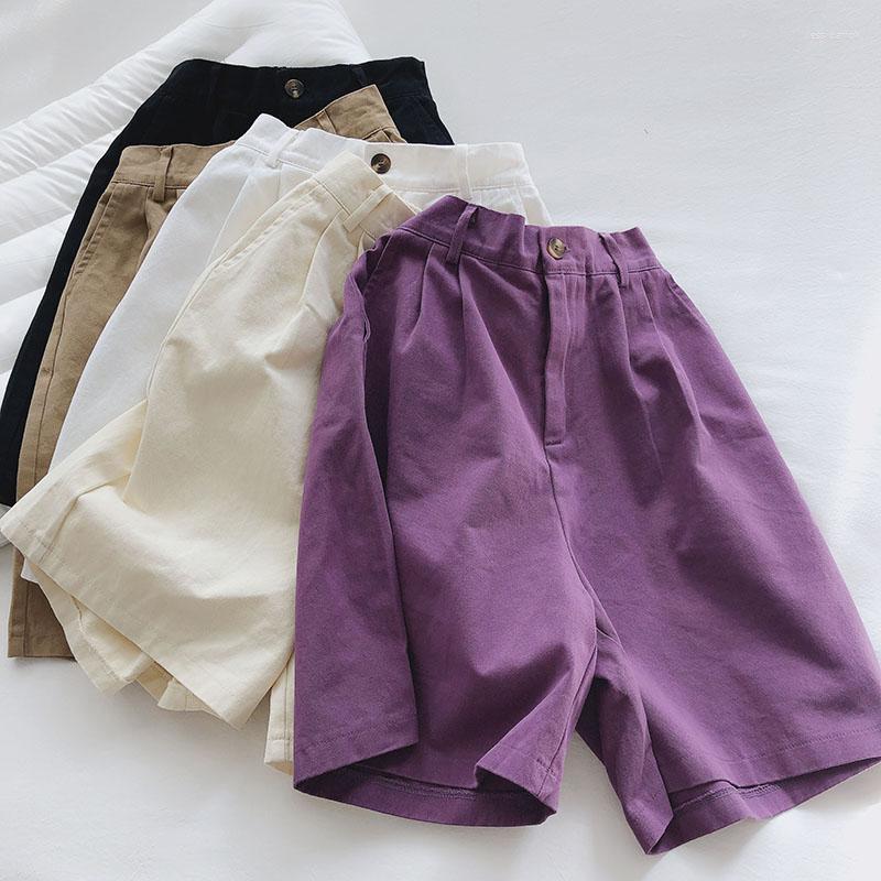Women' Shorts All-match Solid Color Casual Women A-line High Waist Loose Short Femme Chic Trousers, Black
Women' Shorts All-match Solid Color Casual Women A-line High Waist Loose Short Femme Chic Trousers, Black