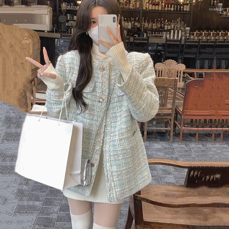 Women's Suits Spring Blue Woven Tweed Short Suit Coat Women's Loose Round Neck Heavy Industry Ladies, Turquoise
Women's Suits Spring Blue Woven Tweed Short Suit Coat Women's Loose Round Neck Heavy Industry Ladies, Turquoise