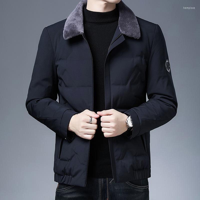 Men's Down A Undertakes More Male Han Edition Leisure Jacket Lapel Warm Winter Coat Collars Fashion, Black
Men's Down A Undertakes More Male Han Edition Leisure Jacket Lapel Warm Winter Coat Collars Fashion, Black
