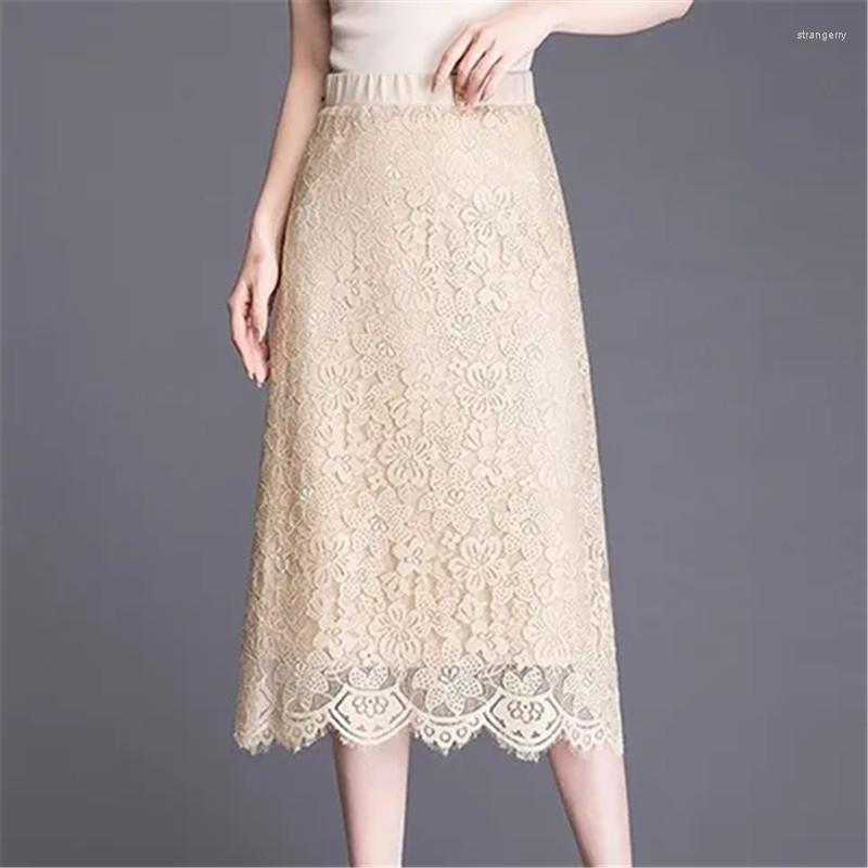 Skirts Summer Lace Skirt Women Elegant Sexy High Waist A-line Midi 2023 Spring Korea Fashion Solid Hip Wrap Wild Female, Black
Skirts Summer Lace Skirt Women Elegant Sexy High Waist A-line Midi 2023 Spring Korea Fashion Solid Hip Wrap Wild Female, Black