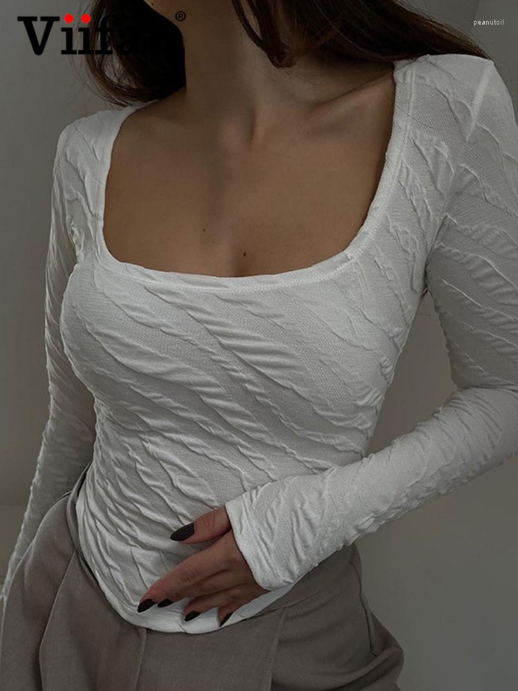 Women' T Shirts Viifaa Long Sleeve Tees Square Neck Spring 2023 Crop Top Streetwear Women Knitwears Curved Hem Slim Solid Shirt, White
Women' T Shirts Viifaa Long Sleeve Tees Square Neck Spring 2023 Crop Top Streetwear Women Knitwears Curved Hem Slim Solid Shirt, White