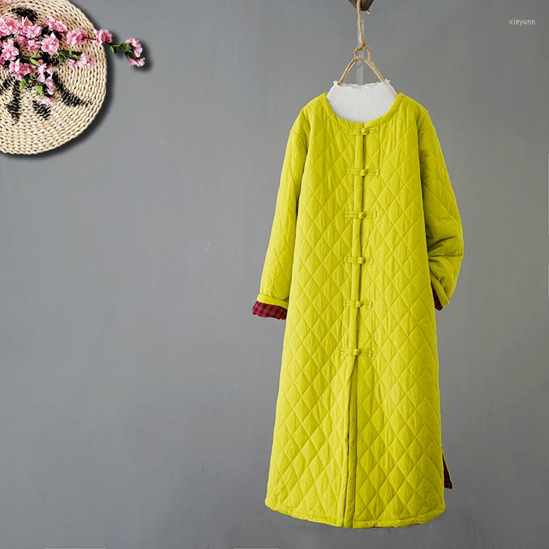 Women's Trench Coats 2023 Winter Women Cotton Linen Mid-Length Padded Coat National Wind Retro Disc Button Thickened Robe S906, Red
Women's Trench Coats 2023 Winter Women Cotton Linen Mid-Length Padded Coat National Wind Retro Disc Button Thickened Robe S906, Red