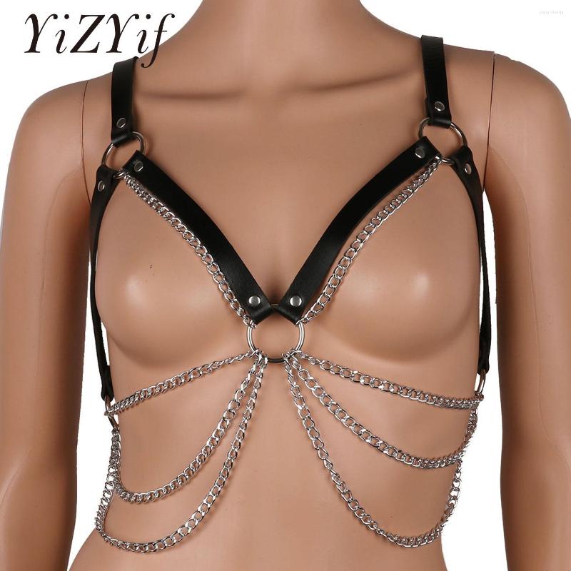 Garters Unisex Body Chest Harness Belt Punk Waist Belts PU Leather Metal O-Rings Tassel Chain Bra Top Girl Festival Jewelry Accessories, Black gold
Garters Unisex Body Chest Harness Belt Punk Waist Belts PU Leather Metal O-Rings Tassel Chain Bra Top Girl Festival Jewelry Accessories, Black gold