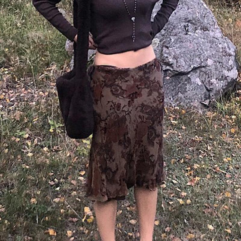 Skirts Fairy Core Aesthetic Midi Skirt Mesh Indie Retro Fashion Y2K Floral Printed Women Streetwear 90s Bottom Summer, Auburn
Skirts Fairy Core Aesthetic Midi Skirt Mesh Indie Retro Fashion Y2K Floral Printed Women Streetwear 90s Bottom Summer, Auburn