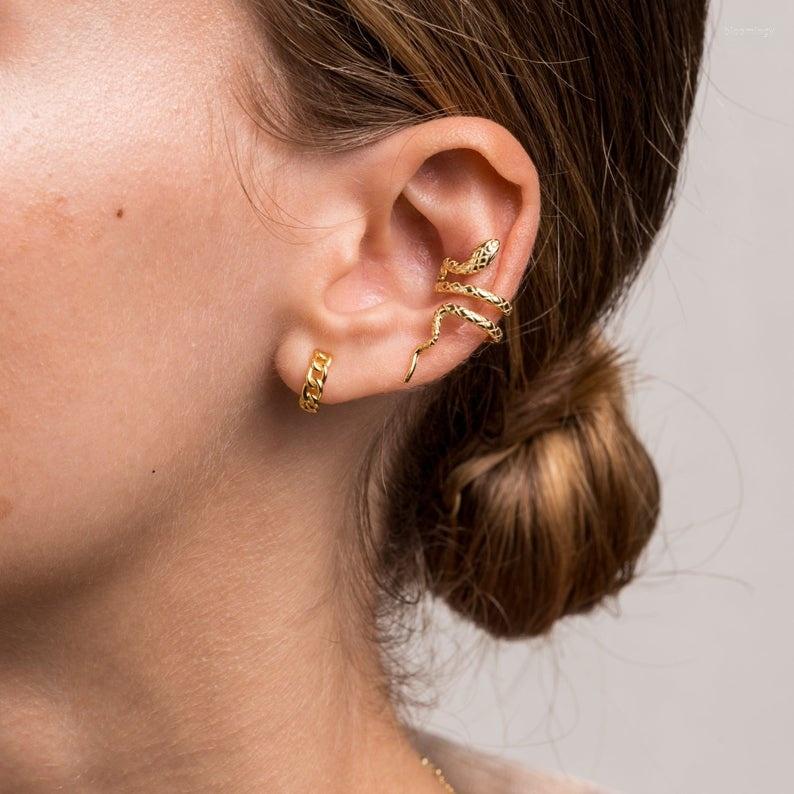 Stud Earrings 2023 Design Minimal Delicate Women Gold Color Cz Single Small Fashion Snake Shape 1piece Ear Cuff Earring Jewelry Wholesale
Stud Earrings 2023 Design Minimal Delicate Women Gold Color Cz Single Small Fashion Snake Shape 1piece Ear Cuff Earring Jewelry Wholesale