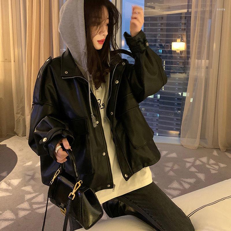 Women's Leather Fake Two Piece Coat Women's Autumn And Winter Black Pu Fashion Sweater Plus Cotton Jacket Motorcycle
Women's Leather Fake Two Piece Coat Women's Autumn And Winter Black Pu Fashion Sweater Plus Cotton Jacket Motorcycle