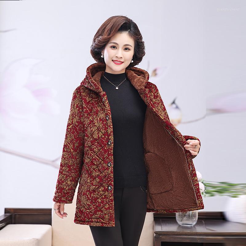 Women's Trench Coats Middle Aged Women Autumn Winter Cotton Jacket 2023 Lamb Hooded Thick Warm Long Outerwear Size 5XL Parkas Mother
Women's Trench Coats Middle Aged Women Autumn Winter Cotton Jacket 2023 Lamb Hooded Thick Warm Long Outerwear Size 5XL Parkas Mother