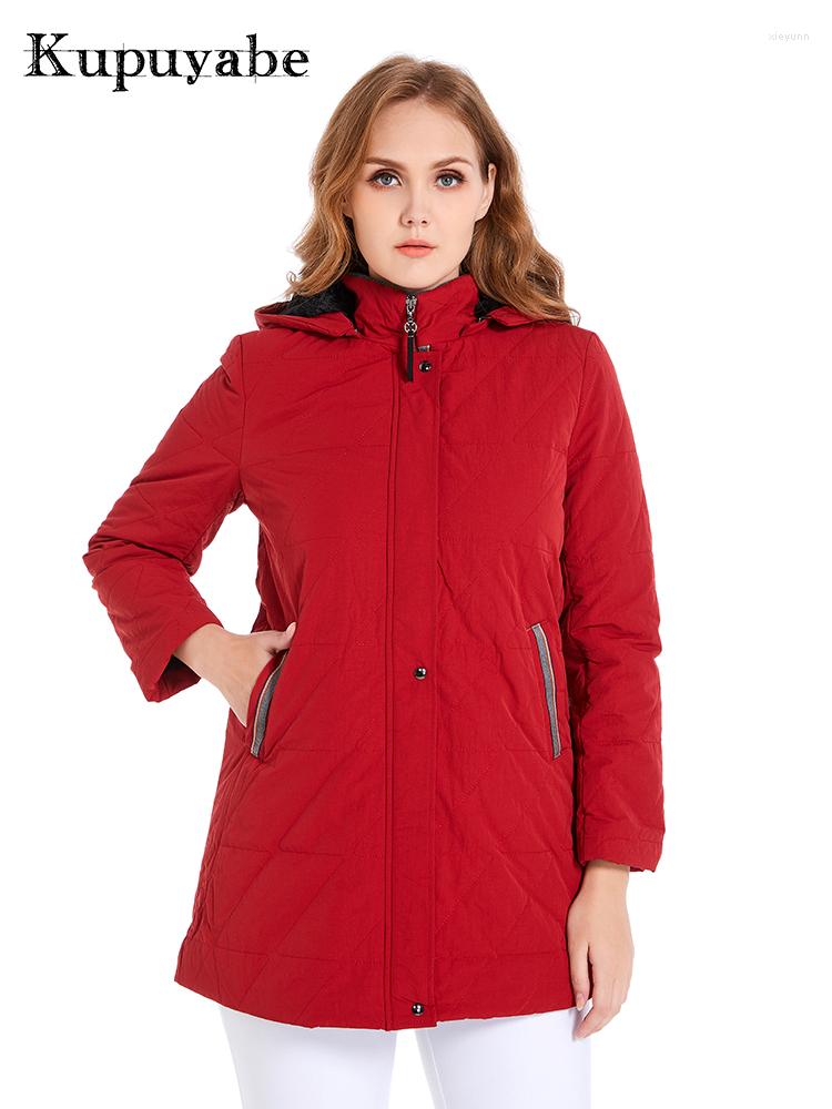 Women's Trench Coats KUPUYABE Women's Plus Size Winter Cotton Jacket Coral Fleece Hooded Padded Warm And Wind-resistant Coat, Red
Women's Trench Coats KUPUYABE Women's Plus Size Winter Cotton Jacket Coral Fleece Hooded Padded Warm And Wind-resistant Coat, Red