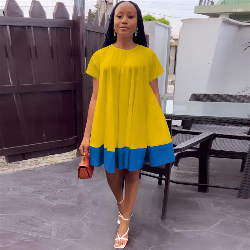 Party Dresses Znaiml 2023 Casual Spring Club Dress Women Color Patchwork O-neck Short Sleeve Ruffles Big Hem Loose A-line Mini, Yellow
Party Dresses Znaiml 2023 Casual Spring Club Dress Women Color Patchwork O-neck Short Sleeve Ruffles Big Hem Loose A-line Mini, Yellow