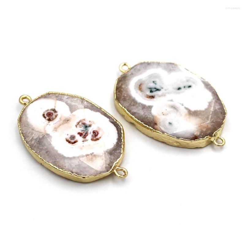 Pendant Necklaces 5pcs Natural Stone Connectors Oval Druzy Solar Agate Charms Gold Plated DIY Healing Necklace Jewelry Making
Pendant Necklaces 5pcs Natural Stone Connectors Oval Druzy Solar Agate Charms Gold Plated DIY Healing Necklace Jewelry Making